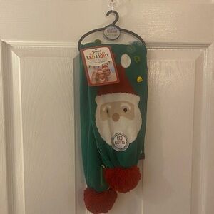 Lei LED Light-Up Santa Hat in Red and Green